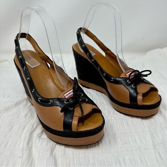 Hunter Abaco Wedges- Size 9